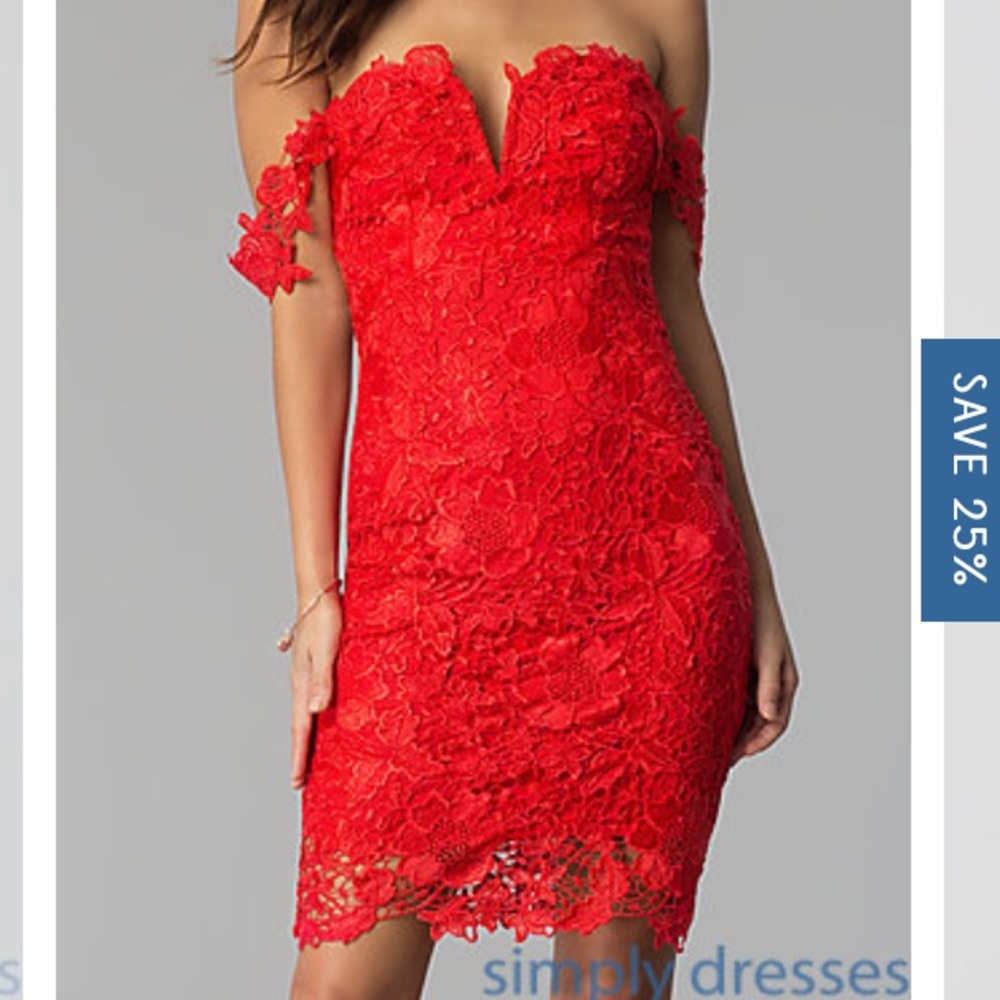 Red Lace Dress